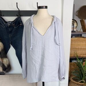 H&M Light bluish/gray  Tunic Top